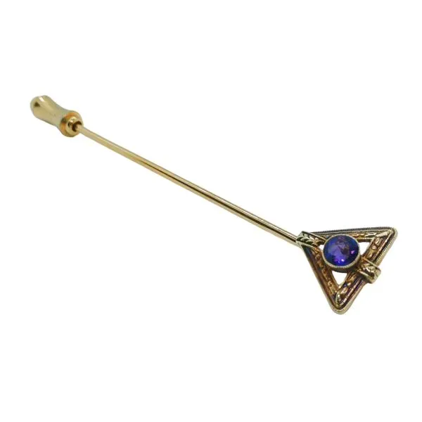 Vintage Amethyst Stick Pin Joint Venture Jewelry Cary, NC