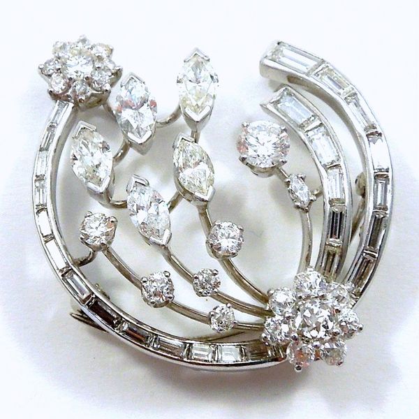 Vintage Diamond Brooch Joint Venture Jewelry Cary, NC