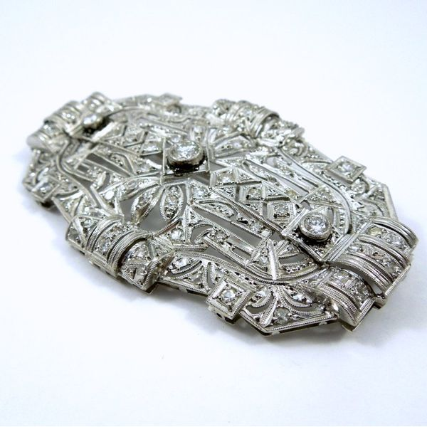 Vintage Diamond Brooch Image 2 Joint Venture Jewelry Cary, NC