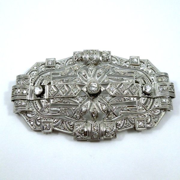 Vintage Diamond Brooch Joint Venture Jewelry Cary, NC