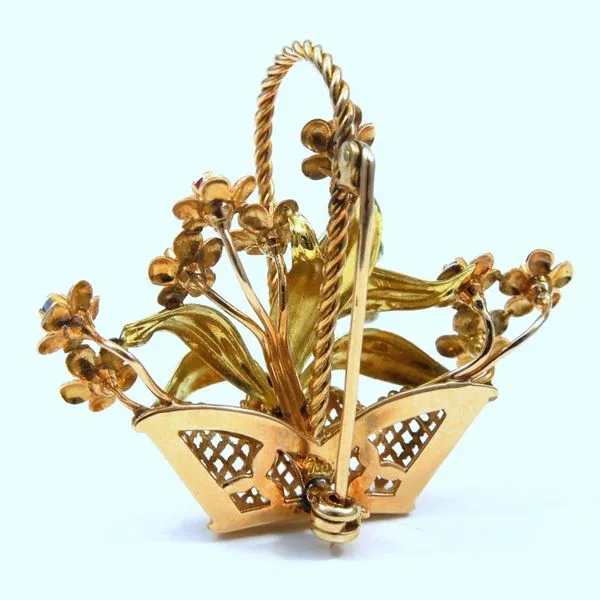 Vintage Flower Brooch Image 2 Joint Venture Jewelry Cary, NC