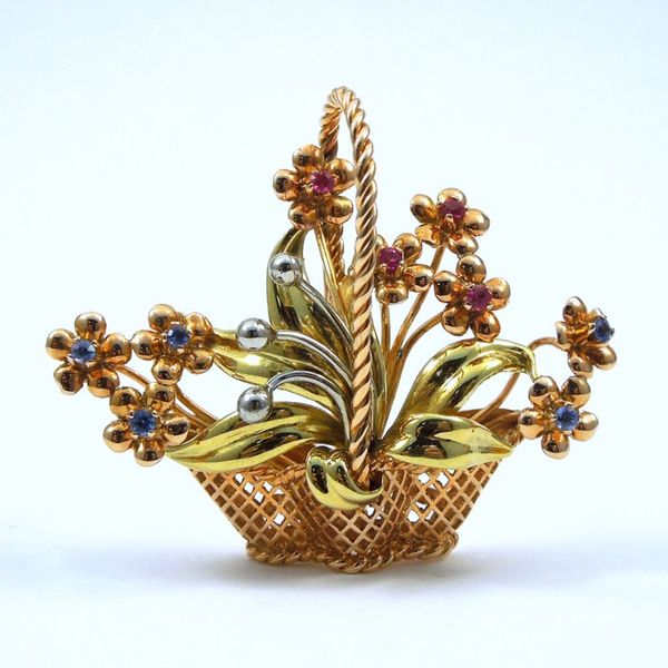 Vintage Flower Brooch Joint Venture Jewelry Cary, NC