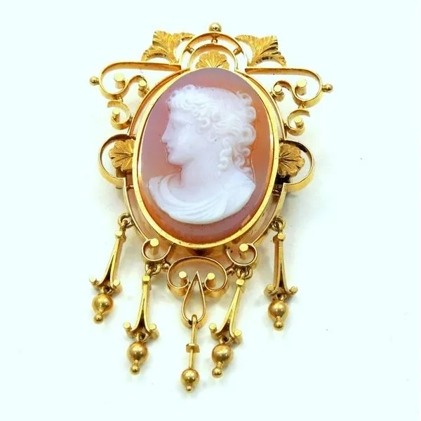 Carnelian Cameo Brooch Joint Venture Jewelry Cary, NC