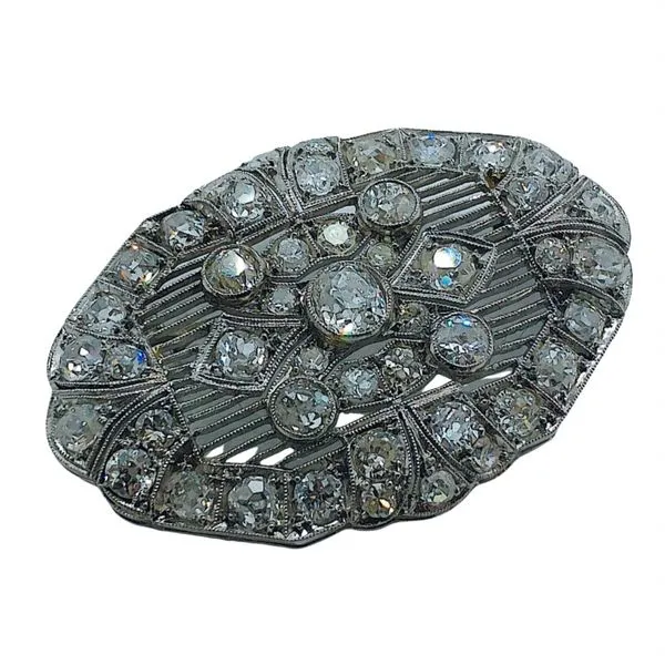 Vintage Mine Cut Diamond Pin Joint Venture Jewelry Cary, NC