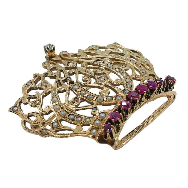 Vintage Crown Pin Image 2 Joint Venture Jewelry Cary, NC