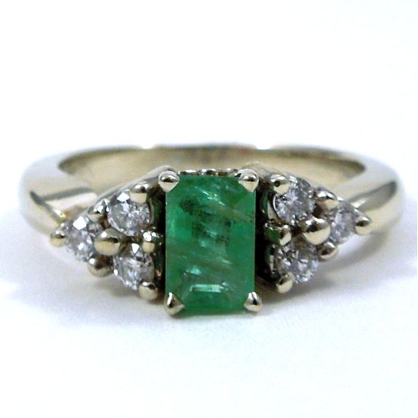 Emerald & Diamond Ring Joint Venture Jewelry Cary, NC