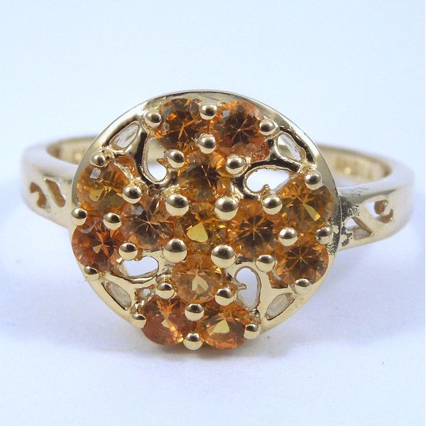 Citrine Cluster Ring Joint Venture Jewelry Cary, NC