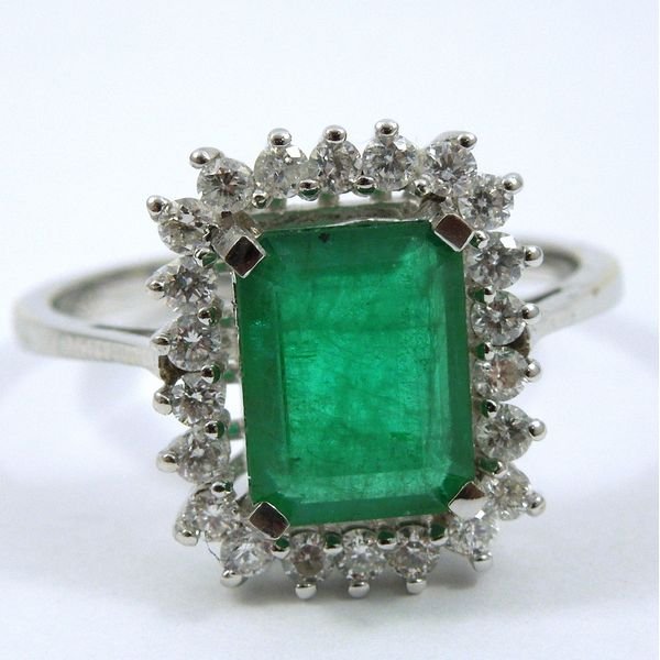 Emerald & Diamond Ring Joint Venture Jewelry Cary, NC