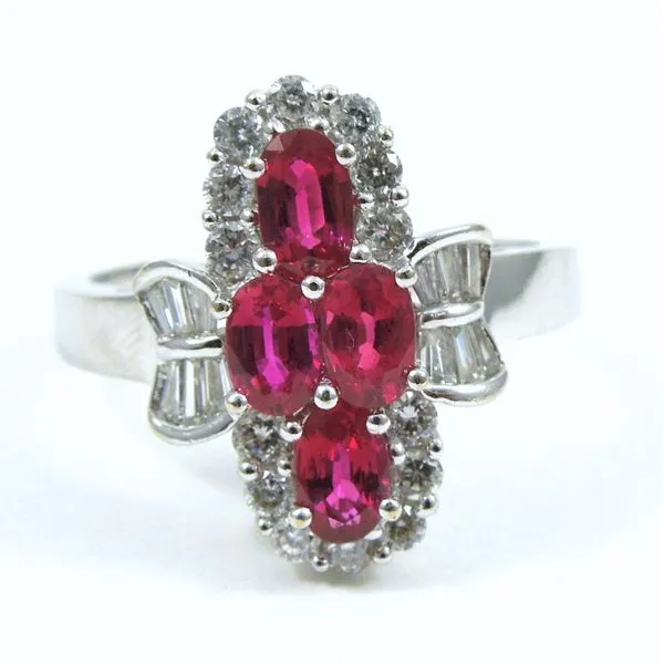 Ruby & Diamond Cocktail Ring Joint Venture Jewelry Cary, NC