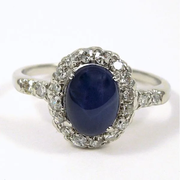 Star Sapphire & Diamond Ring Joint Venture Jewelry Cary, NC