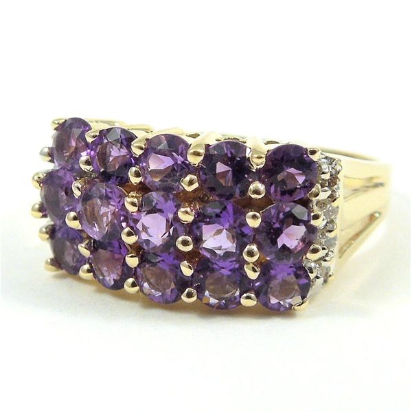 Amethyst Cluster Ring Joint Venture Jewelry Cary, NC