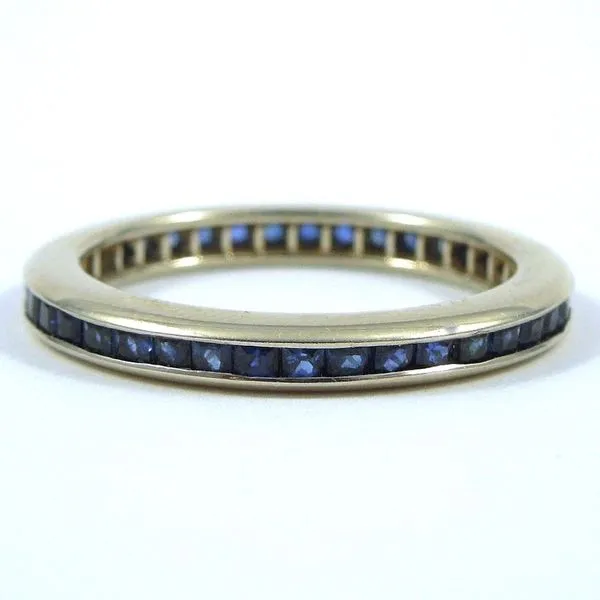 Sapphire Eternity Wedding Band Joint Venture Jewelry Cary, NC