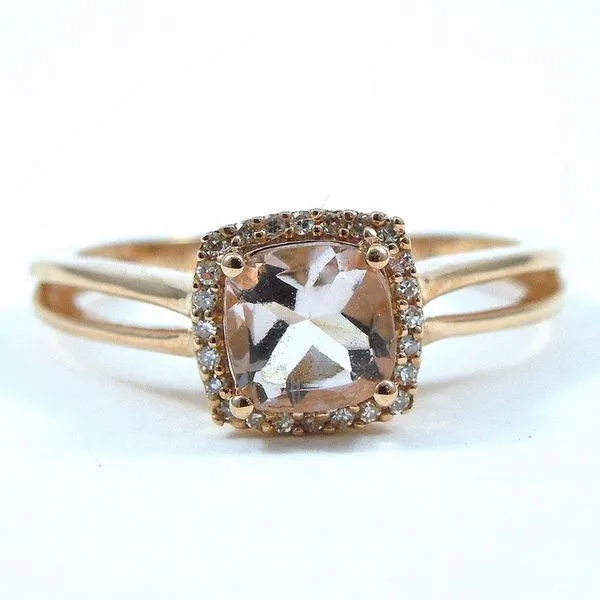 Morganite & Diamond Ring Joint Venture Jewelry Cary, NC