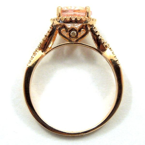 Morganite & Diamond Ring Image 2 Joint Venture Jewelry Cary, NC
