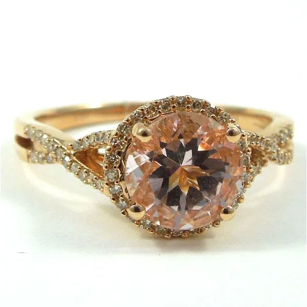 Morganite & Diamond Ring Joint Venture Jewelry Cary, NC