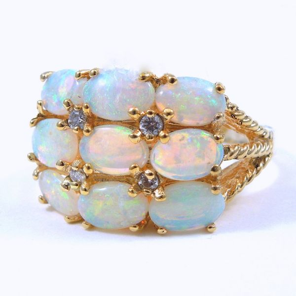 Multi-Stone Opal Ring Joint Venture Jewelry Cary, NC