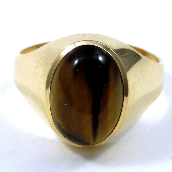 Gents Tiger Eye Ring Joint Venture Jewelry Cary, NC