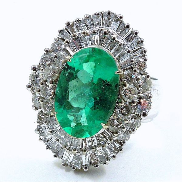 Emerald & Diamond Ring Joint Venture Jewelry Cary, NC