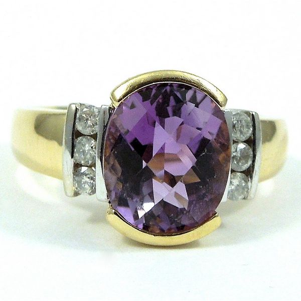 Amethyst and Diamond Ring Joint Venture Jewelry Cary, NC