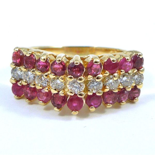 Ruby and Diamond Ring Joint Venture Jewelry Cary, NC