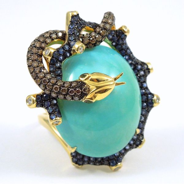 Serpent Turquoise Ring Joint Venture Jewelry Cary, NC