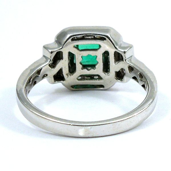 Emerald and Diamond Ring Image 2 Joint Venture Jewelry Cary, NC