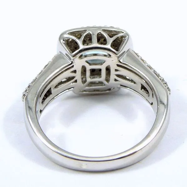LeVian Aquamarine Diamond Ring Image 2 Joint Venture Jewelry Cary, NC