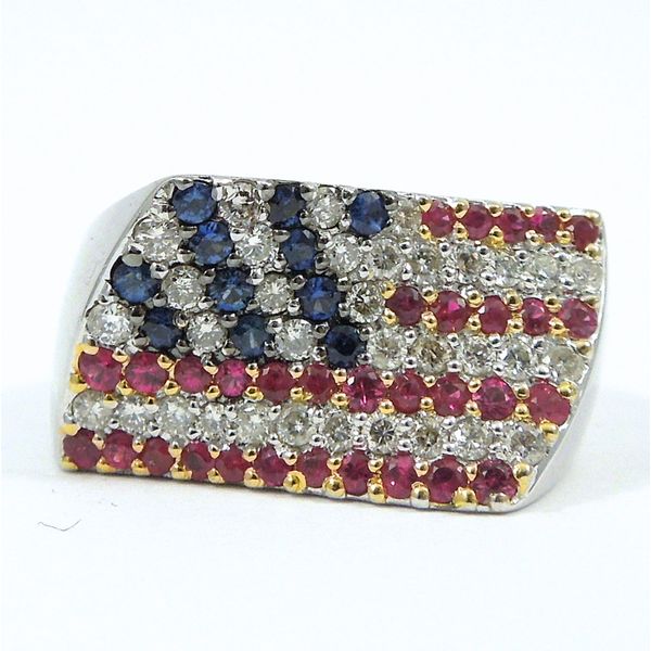 American Flag Ring Joint Venture Jewelry Cary, NC