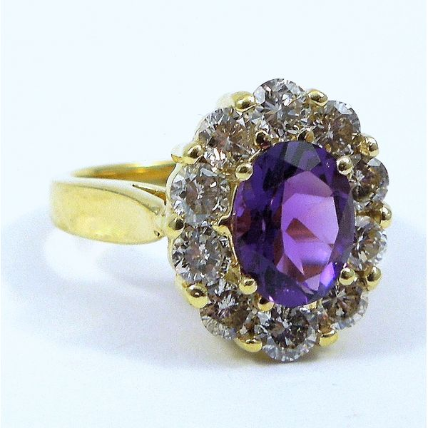 Amethyst and Diamond Ring Joint Venture Jewelry Cary, NC