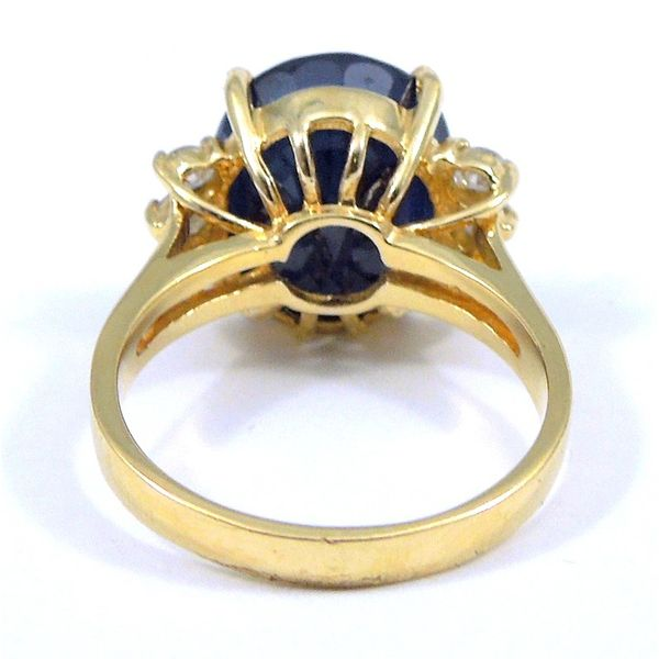 Sapphire and Diamond Ring Image 3 Joint Venture Jewelry Cary, NC