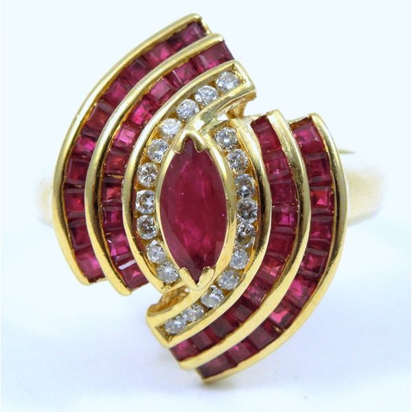 Ruby and Diamond Fashion Ring Joint Venture Jewelry Cary, NC