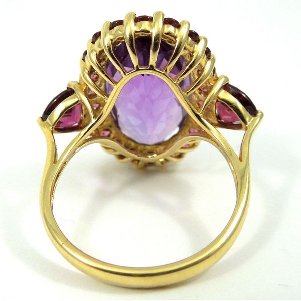 Amethyst and Rhodolite Garnet Ring Image 3 Joint Venture Jewelry Cary, NC