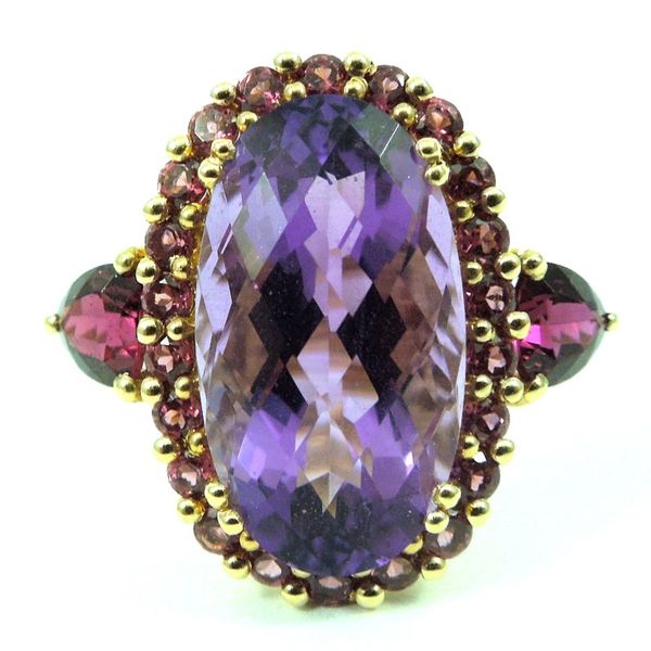 Amethyst and Rhodolite Garnet Ring Joint Venture Jewelry Cary, NC
