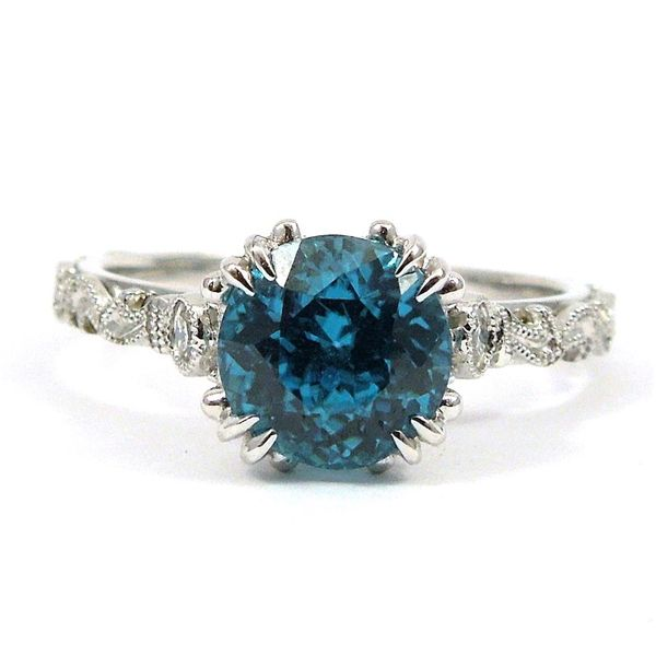Blue Zircon Ring Joint Venture Jewelry Cary, NC