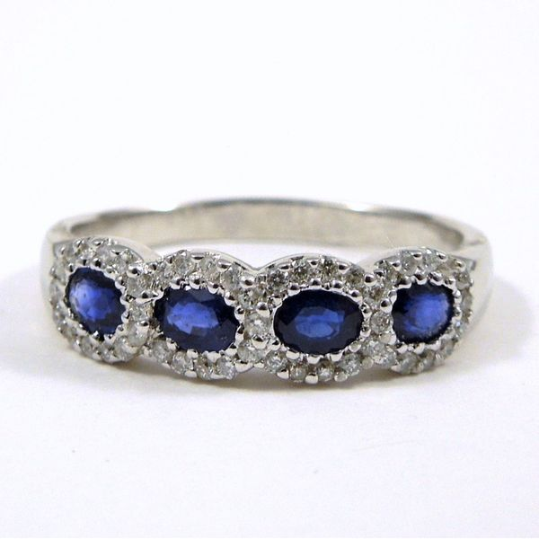 Sapphire and Diamond Band Joint Venture Jewelry Cary, NC