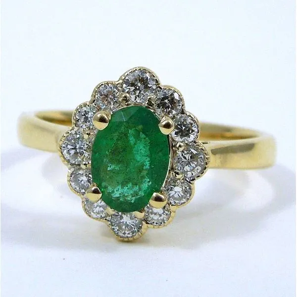 Emerald and Diamond Ring Joint Venture Jewelry Cary, NC