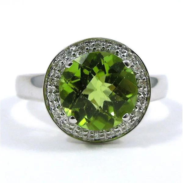 Peridot and Diamond Ring Joint Venture Jewelry Cary, NC