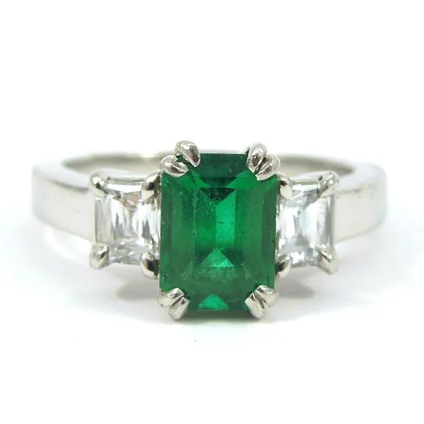 Emerald and Diamond Ring Joint Venture Jewelry Cary, NC