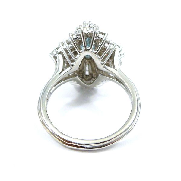 Blue Diamond Ballerina Ring Image 2 Joint Venture Jewelry Cary, NC