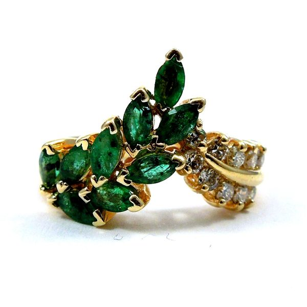 Emerald and Diamond Ring Joint Venture Jewelry Cary, NC