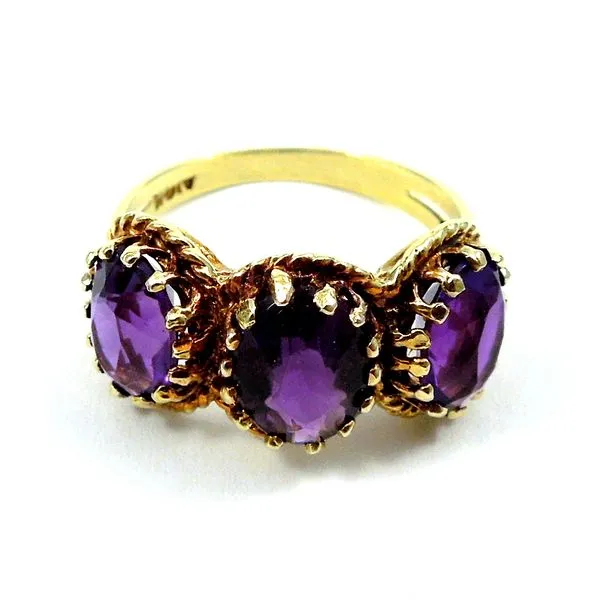 Amethyst Estate Ring Image 2 Joint Venture Jewelry Cary, NC