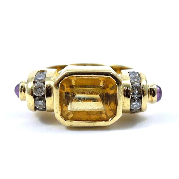 Citrine and Garnet Ring Joint Venture Jewelry Cary, NC