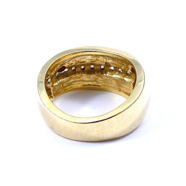 Diamond Inlaid Ring Image 2 Joint Venture Jewelry Cary, NC