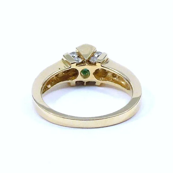 Emerald and Diamond Ring Image 2 Joint Venture Jewelry Cary, NC