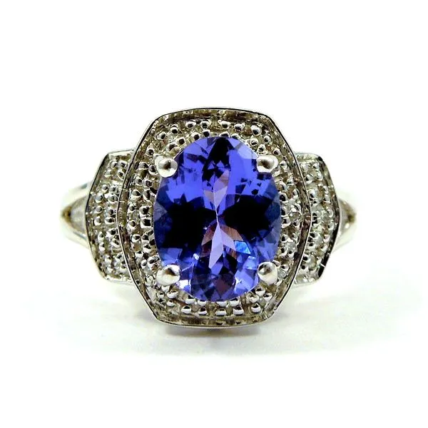 Tanzanite and Diamond Ring Joint Venture Jewelry Cary, NC