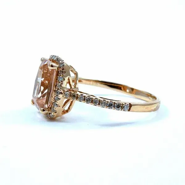 Morganite and Diamond Ring Image 2 Joint Venture Jewelry Cary, NC