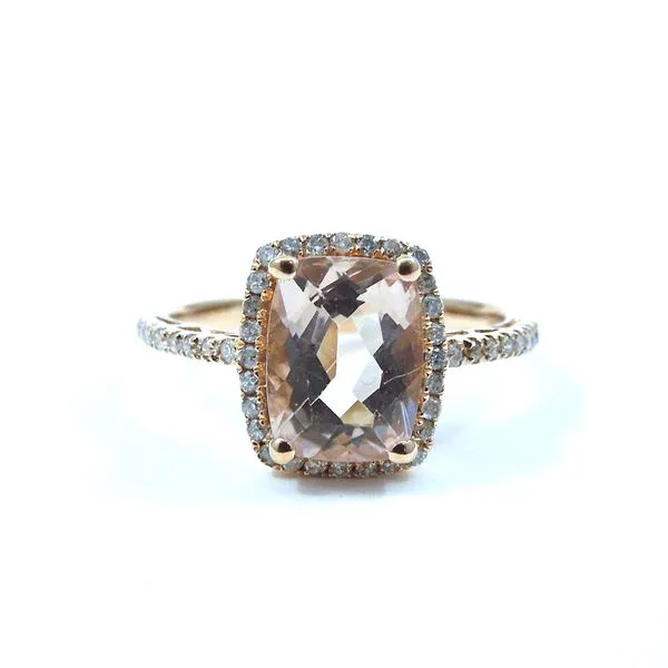 Morganite and Diamond Ring Joint Venture Jewelry Cary, NC