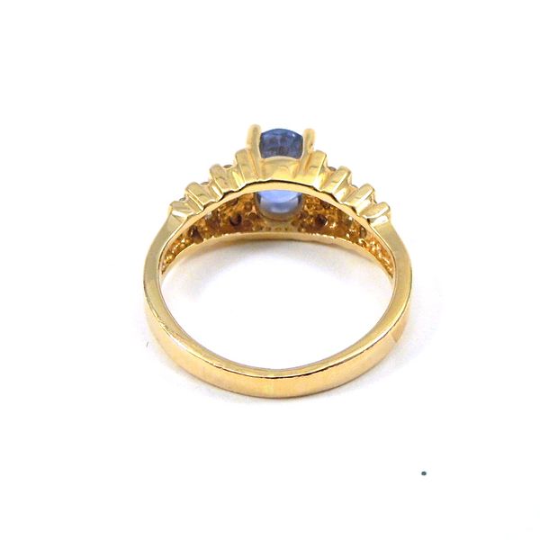 Lite Blue Sapphire Ring Image 3 Joint Venture Jewelry Cary, NC