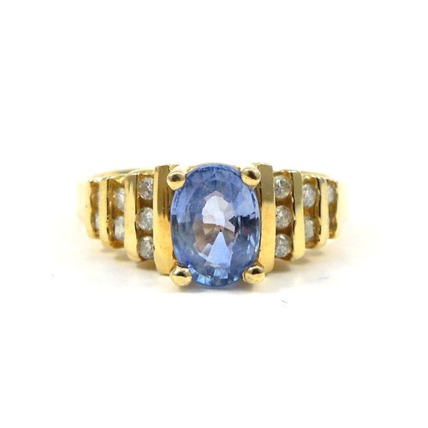 Lite Blue Sapphire Ring Joint Venture Jewelry Cary, NC