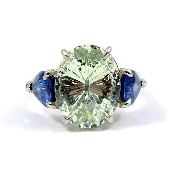 Chrysoberyl and Sapphire Ring Joint Venture Jewelry Cary, NC